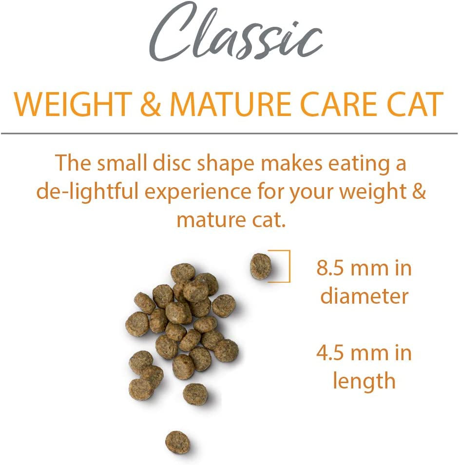 Pet Food - Weight & Mature Care Dry Cat Food, Chicken & Brown Rice Recipe 13.5 Lb. Bag | Soy, Corn & Wheat Free, No Artificial Flavors or Preservatives