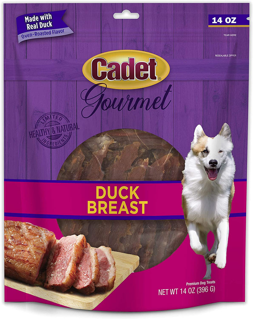 Cadet Gourmet Duck Breast Dog Treats 14 Oz.