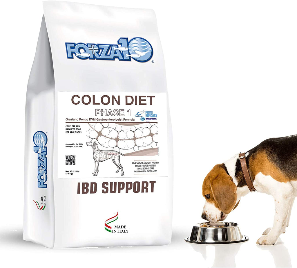 Active Colon Support Diet Phase 1 Hydrolyzed Dog Food, Dry Dog Food Helps Dogs with Diarrhea, Colitis and Constipation, Wild Caught Anchovy Protein Flavor, 22 Pound Bag