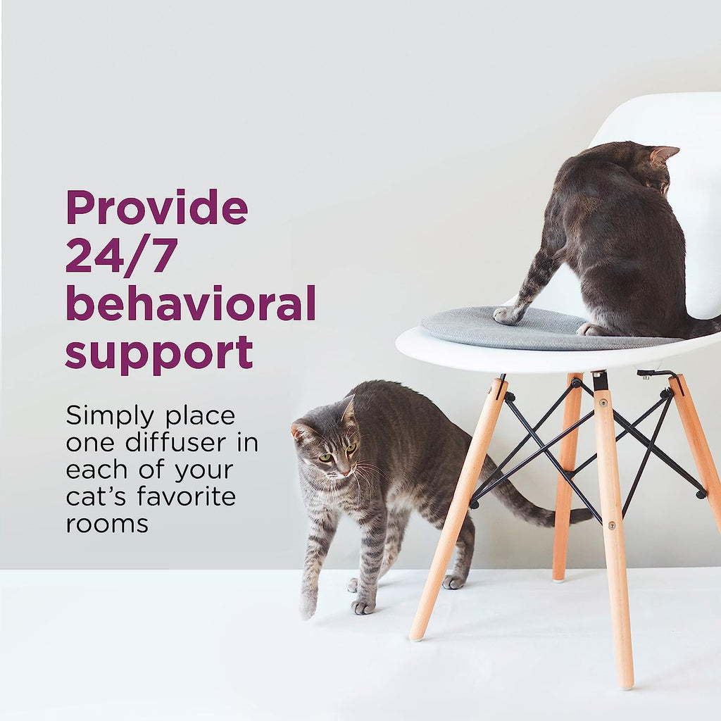 Comfort Zone Cat Multi-Cat Diffuser: Starter Kit (1 Diffuser & 2 Refills)
