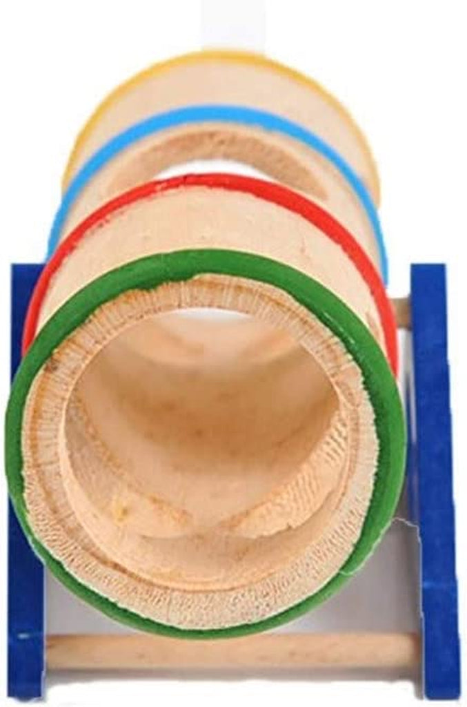 Hamster Wooden Seesaw Tunnel Toy Funny Gym Playground Exercise House for Dwarf Hamster Small Pets (Seesaw Tunnel)