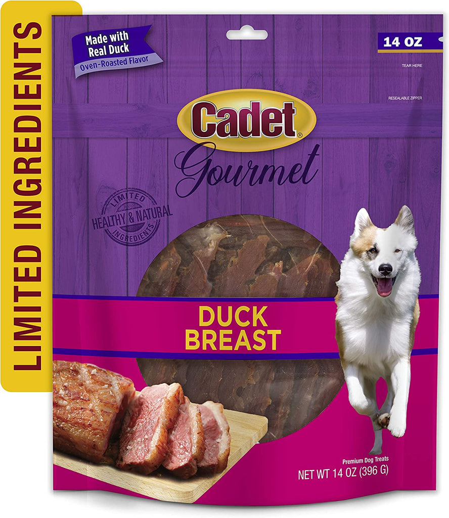 Cadet Gourmet Duck Breast Dog Treats 14 Oz.